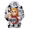 thumbnail image 2 of Autumn Hooded Anime Demon Slayer Hoodies Sweatshirts For Men Women Hoodie Casual Cartoon Kimetsu no Yaiba Boys Girls Pullover, 2 of 3