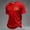 Red, variant on Men's 250th Anniversary Usa Shirt National Flag Print Shirt Short Sleeve Work Business Dress Shirt Tops