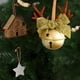thumbnail image 4 of Adorno de piña con astas de campanas de Navidad | Colgante metálico | Multicolor | Decoración de árbol, ventana, coche | Cuerda colgante fácil | 1 Pieza | Decoración de regalo de 4,33 pulgadas, 4 of 6