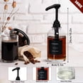 thumbnail image 4 of Dispensador de sirope de café Euiaey con botella de vidrio con bomba de 500 ml, 4 of 6