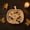 Khaki d, variant on Halloween Pumpkin Outline Natural Wood Serving Platter, Engraved Jack-o'-Lantern Face Wood Tray For Candy Nut Fruit Cheese Party Table Decor(7.08*7.48)D