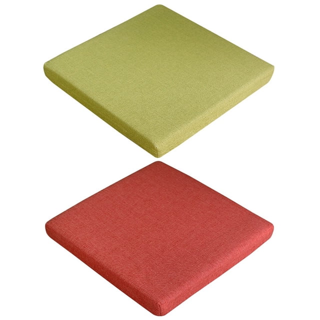 Esponja para cojín de silla para exteriores, cojín para asiento de alta densidad, 2 uds., almohada para el suelo