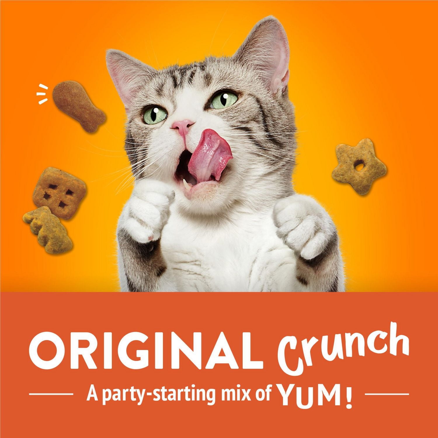 Friskies Party Mix Original Crunch, Cat Treats 454g, 454 g