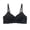 Black, variant on Full Coverage Wireless T Shirt Bra for Comfort and Support All Day Seamless Underwear for Large Bust (Bra 1), L, Black