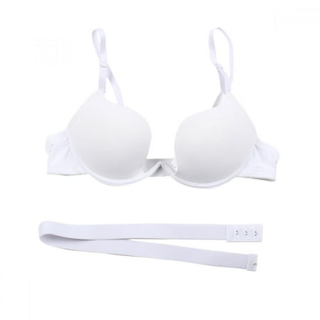 

DABOOM Women s Essentials Deep U Multi-Way Convertible Push Up Plunge Bra
