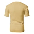 thumbnail image 4 of H2H Mens Basic Fashion V-neck T-shirst BUTTER US XL/ASIA 2XL (CMTTS0197), 4 of 6
