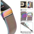 thumbnail image 4 of MYKOMI pour Fitbit Charge 6 Bracelets Femmes Hommes, Bracelet de Rechange Ajustable en Maille Métallique en Acier Inoxydable avec Boucle Compatible avec Fitbit Charge 6 Traqueur de Mise en Forme, 4 of 7