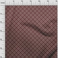 thumbnail image 3 of oneOone Velvet Maroon Fabric Geometric Quilting Supplies Print Sewing Fabric By The Yard 58 Inch Wide, 3 of 5