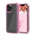 thumbnail image 2 of Crystal Clear Case for iPhone 8 Plus/7 Plus, [Not Yellowing][Military Grade Drop Tested] Transparent Shockproof Protective Phone Case Hard PC + Soft Silicone Slim Cover,Pink, 2 of 6