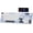 White Blue, variant on Gaming Keyboard, 98-Key Tri-Mode (BT/2.4G/Wired) RGB Keyboard with Knob & Display, Fade-Resistant PBT Keycaps & 4000mAh , Compatible with Windows/ - White Blue