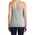 thumbnail image 2 of Mafoose Ladies Cosmic Twist Back Tank Grey Astro X-Small, 2 of 4