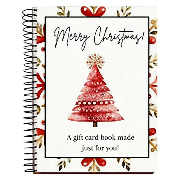 Merry Christmas! Colorful Binding Christmas Card Book Christmas Card Book Holder DIY Personalized Christmas Suitable For Family Friends And Students