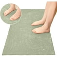 thumbnail image 4 of GZHJMY Sage Green Solid Bathroom Rugs Bath Mat 39 x 20 Inch Non-Slip Extra Soft and Absorbent Shaggy Bath Carpet for Tub, Shower, Bathroom Carpet Runner, 4 of 7