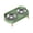 Green, variant on Stainless Steel Double Dog Bowl, Elevated Pet Feeder with Non-Grip Base, Spill-Proof Double Bowl Feeding Station for Cats and Small Dogs