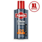 Alpecin C1 Caffeine Shampoo, Men's Hair Thickening Natural Hair Growth Shampoo for Thinning Hair with Niacin, Zinc and Castor Oil, 12.68 fl.oz.