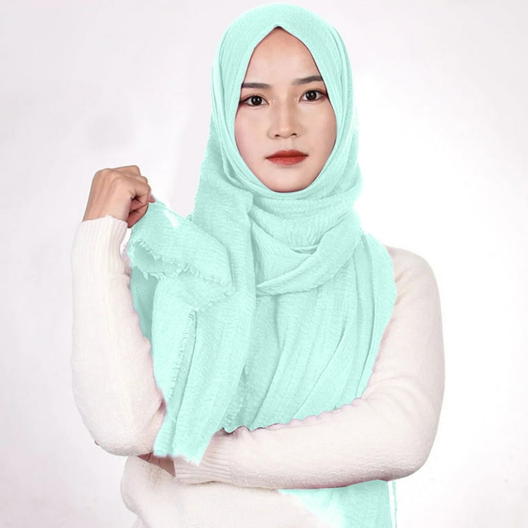 TRUBKH Satin Headbands Scarf Top Ponchos for Women Women Scarf