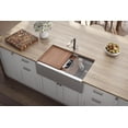 thumbnail image 3 of Ruvati RVH9222 33 Inch Workstation Two-Tiered Ledge Apron-Front Kitchen Sink, 3 of 7