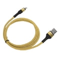 thumbnail image 3 of Cable micro USB, cable de datos tejido de carga rápida de 3 A y 1 m, cable de carga para teléfono, diseño fácil de usar, 3 of 9