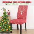 thumbnail image 5 of SM (Set of 6) Stretch Dining Chair Covers - Elastic, Removable, Washable Chair Protectors, 5 of 5