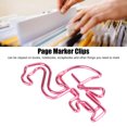 thumbnail image 3 of 100 Pieces Flamingo Paper Clips, Cute Animal Flamingo Shape Bookmark Clips Paperclips Metal File Note Clips Page Marker For Office Supplies Wedding Party Decoration, 3 of 8
