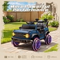 thumbnail image 6 of iYofe Ford Ford Bronco Raptor Electric Ride on Cars for Kids, 12V Powered Ride on Toys Truck with Remote Control, 4 Wheels, Spring Suspension, Blue, 6 of 7