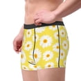 thumbnail image 2 of Disketp Daisies Flowers Men's Boxer Briefs,Soft and Breathable Cotton Underwear with ComfortFlex Waistband, 2 of 7