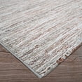 thumbnail image 4 of Couristan Sonnet Capillary 6'6" x 9'6" Grey and Chocolate Indoor Area Rug, 4 of 8