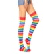 thumbnail image 2 of Guardurnaity Medias sobre la rodilla Calcetines largos iris Calentador de piernas Muslo Accesorios de juego de rol Carnaval Mujer Fiesta Mascarada Type3 NO3, 2 of 6