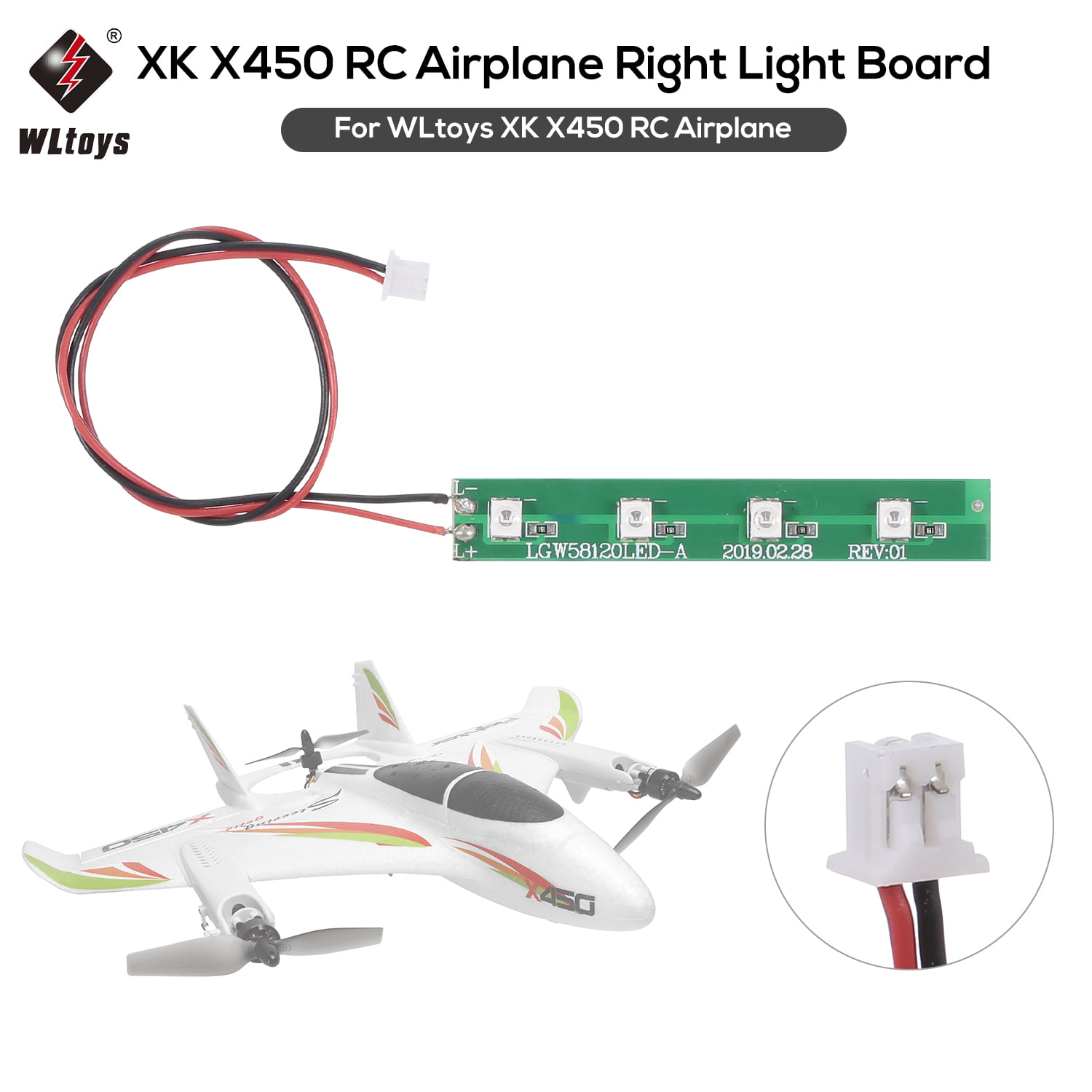 2019 Original WLtoys XK X450 RC Airplane 6CH Brushless Motor 3D/6G Fixed-wing 