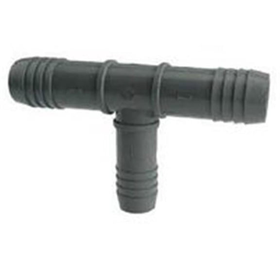 1 x 1 x 0.75 in. Boshart Hose Reducing Tee, Polyethylene