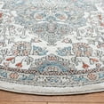 thumbnail image 3 of SAFAVIEH Oregon Einri Floral Area Rug, Grey/Ivory, 6'7" x 6'7" Round, 3 of 8