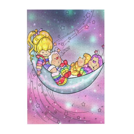 Rainbow Brite Wooden Picture Puzzle 300 Piece Jigsaw Puzzle for Adults Challenging Puzzle Game Gifts