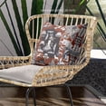 thumbnail image 4 of Wu Zetian Indoor/Outdoor Pillow in Red Black White 18x18, 4 of 5