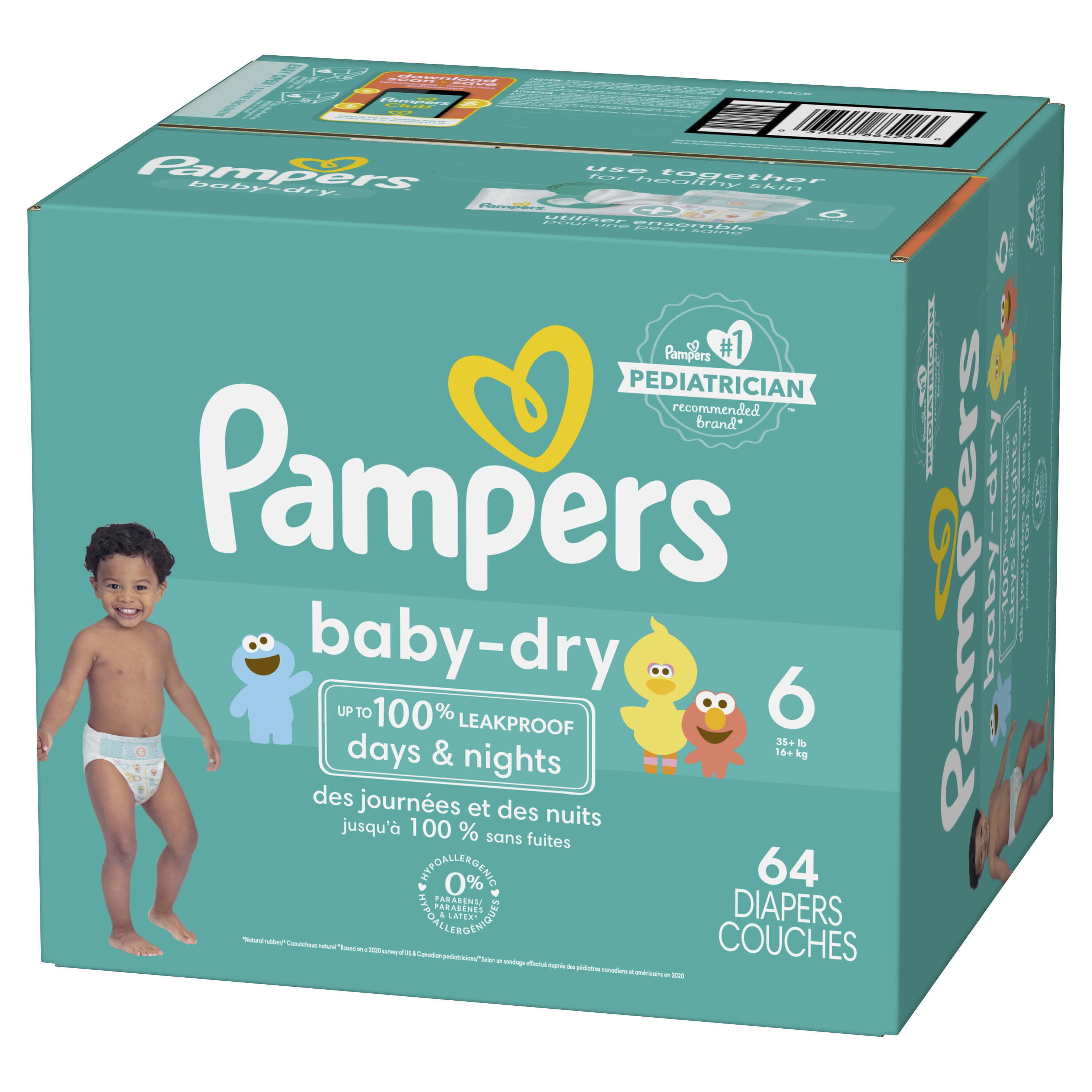 microscope Hospitality bang Pampers Baby Dry Diapers Size 6, 64 Count (Select for More Options) -  Walmart.com