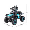 thumbnail image 2 of RC Tank Car STEM Rotating Stunt 2.4GHz Shooting Water Marbles Off-Road Truck Kit Ndcxsfigh libre de BPA, 2 of 9