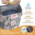 thumbnail image 2 of Travel Cooler Bag - Pioneer Flower Floral Print Pattern Camping Beer Cooler Backpack with Bottle Opener- Waterproof Insulated Picnic Backpacks - Cooler Bag for Beach, 2 of 6
