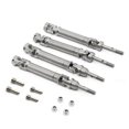thumbnail image 1 of 4Pcs Metal Stainless Steel Drive Shaft CVD for 1/10 Slash Stampede VXL 4WD RC Car Upgrade Parts, 1 of 5