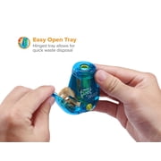 Bostitch Twist-N-Sharp Pencil Sharpener Handheld-Blue-1 Each