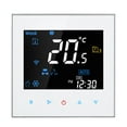 thumbnail image 1 of Four Pipe Intelligent Room Thermostat Digital Programmable Temperature Controller for Air Conditioner (BAC-3000EL, White), 1 of 8