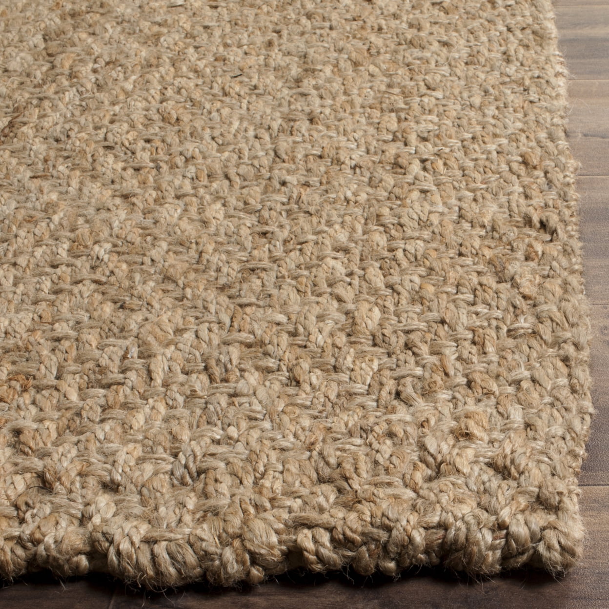 SAFAVIEH Natural Fiber Emory Geometric Jute Area Rug, Natural, 9' x 12'