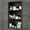 Black 3-Tier, variant on HAIDAIYA 14"x18" Recessed Stainless Steel Medicine Cabinet, 2-Tier Rust-Proof In Wall Niche Storage for Bathroom, White