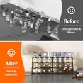 thumbnail image 6 of Lifewit 4 Tier Black Cologne Organizer 3-Pack, 12" Cologne Stand, Perfume Shelf and Organizer for Dresser, Vanity, Countertop, Bedroom, 6 of 8