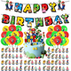 thumbnail image 5 of Nueva decoración de cumpleaños de Mario, suministros para fiestas de dibujos animados de Super Bros, vajilla desechable para niños, pegatinas, platos, globos, vasos de papel, juguetes, 5 of 5