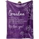 thumbnail image 1 of LHSHID Grandma Birthday Gifts Flannel Blanket Gifts for Grandma Grandma Gifts Ideas Grandma Gifts for Mothers Day Christmas Super Soft Throw Blanket for Grandma Purple 50x60in, 1 of 5