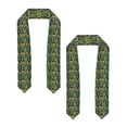 thumbnail image 2 of Xecao Cute Tribal Leopards Print Graduation Shawl Stole Honor Stole Adult 72" Academic Commencements, 2 of 7