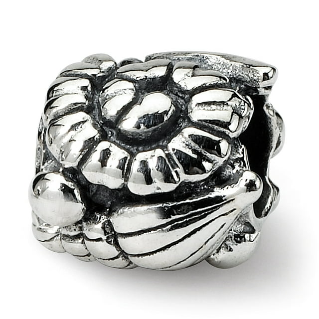925 Sterling Silver Charm For Bracelet Sea Shell Mermaid Nautical Jewelrys Bead Animal Beach