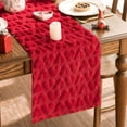 thumbnail image 5 of Home Dining Room Decorative Heart Quilted 3D Table Runner Tablecloth Table Mat 33*183Cm Table Runner For Dining Room Living Room Decor Table Runner For S Teens, 5 of 6