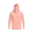 thumbnail image 4 of OVAFBAU Womens Long Sleeve Sun Protection Shirt Workout Hiking Hoodie Tops Women's Hooded Masks Long Sleeve Thumb Hole Sun Shield Tops, 4 of 7