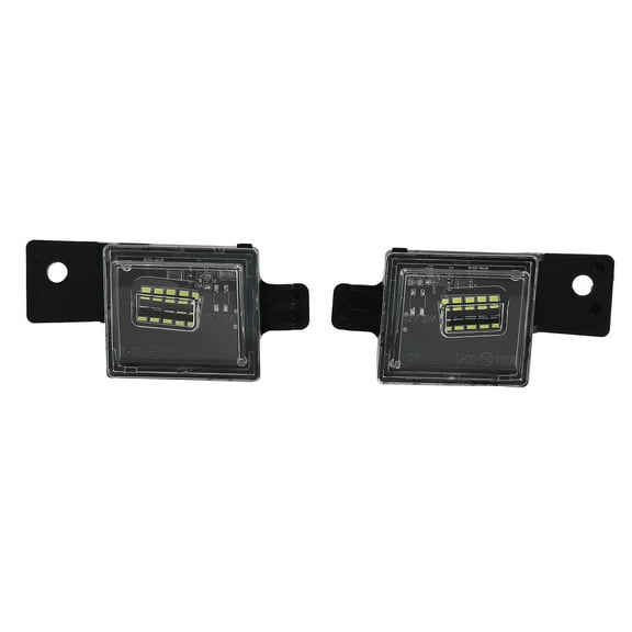 2pcs Car Exterior Number License Plate Light Lamp White Light for Chevy Silverado 2014-2022 for GMC Sierra 2015-2021