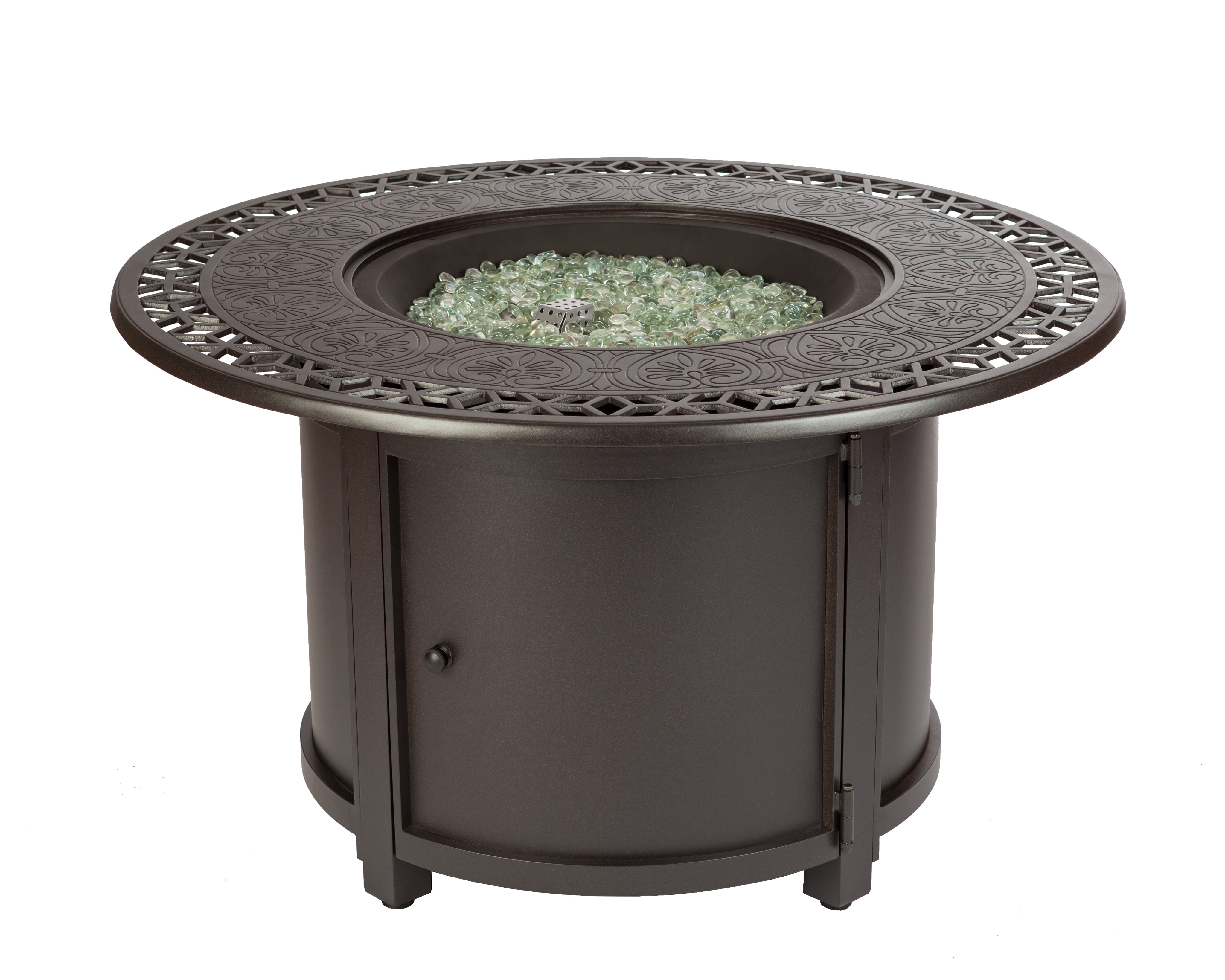 Fire Sense 62410 Longpoint Aluminum Round Lpg Fire Pit Walmart Com